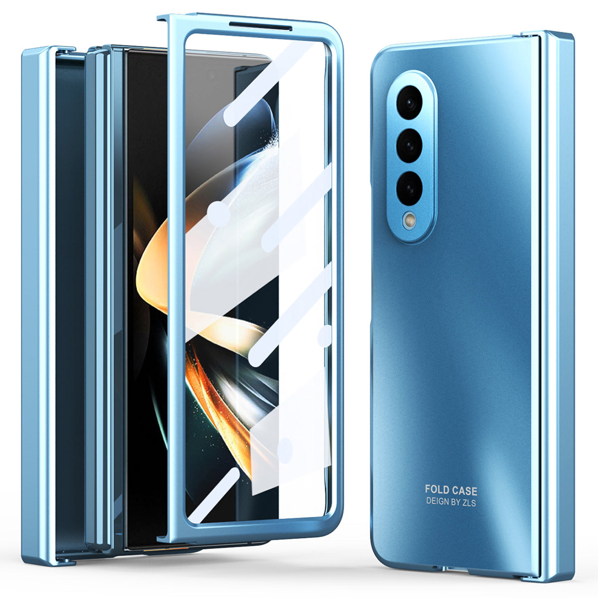 For Samsung Galaxy Z Fold3 5G Hinge Protection Slim Case Hard PC Protective Phone Cover with Built-in Screen Protector For Samsung Galaxy Z Fold3 5G Hinge Protection Slim Case Hard PC Protective Phone Cover with Built-in Screen Protector